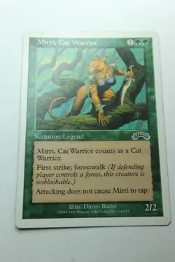 MTG Mirri Cat Warrior x1- -Anthologies-Lightly Played - Image 1