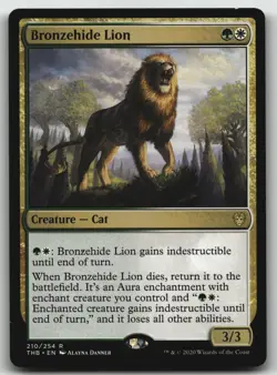 Bronzehide Lion R Theros Beyond Death 210 LP - Image 1