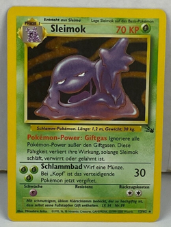 Pokemon TCG German Sleimok (Muk) 13/62 Fossil Card Rare Holo Nintendo - Image 1