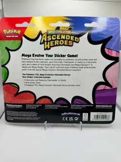 Pokemon Ascended Heroes Tech Sticker Collection Gastly New Sealed IN-HAND - Image 2