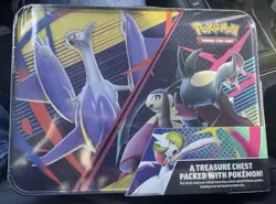 2025 Pokemon TCG Collector Treasure Chest Lunch Box Tin Q4 New & Sealed - Image 2