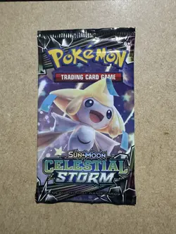 Pokemon TCG Sun & Moon Celestial Storm Sealed Booster Pack - Image 1