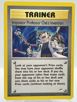 Imposter Professor Oak's Invention 94/105 Neo Destiny Rare Pokemon TCG Card - Image 1
