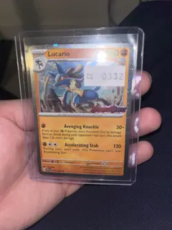 Pokemon Lucario Scarlet & Violet Holo Uncommon 114/198 Stage 1 130HP TCG Card - Image 2