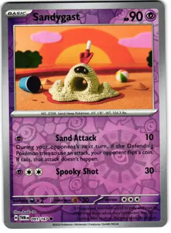 Sandygast Reverse Holo 91/167 Pokemon SV: Twilight Masquerade - Image 1