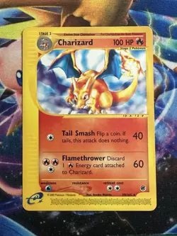 CHARIZARD 39/165 NON HOLO RARE EXPEDITION POKEMON MP + DITTO CHARMANDER 61/113 - Image 2