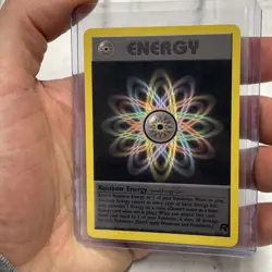 Vintage Pokemon TCG - Team Rocket Rainbow Energy 80/82 Non Holo Rare - 2000 - NM - Image 2