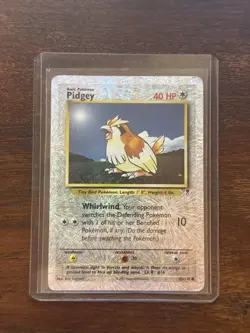 Pokemon Pidgey Legendary Collection 85/110 Reverse Holo Common English TCG 2002 - Image 1