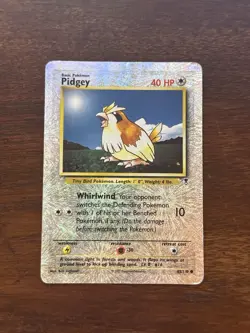 Pokemon Pidgey Legendary Collection 85/110 Reverse Holo Common English TCG 2002 - Image 2