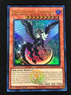 Yugioh Dragonmaid Cehrmba BLMM-EN048 1st Ultra Rare (NM) - Image 1