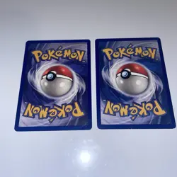 Pokemon TCG Machop Machoke Cards - Shadowless Base Set - 34 & 52/102 - Image 2