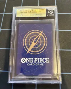 BGS 9.5 GEM MINT Nami Alt Art SP OP01-016 OP05 Awakening of the New Era JP - Image 2