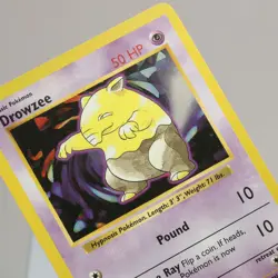 Pokemon TCG - Drowzee 49/102 Base Set Common Shadowless WOTC 1999 - EXC/NM - Image 1