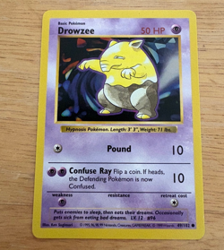 Drowzee 49/102 Shadowless Base Set Pokemon TCG Common - Image 1