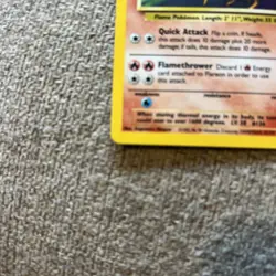 Pokemon Card Flareon 3/64 Original Holo Rare Jungle Set, 1999 WOTC TCG - Image 4