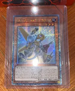 YuGiOh Quarter Century Secret Rare Revolution Synchron 1st Edition DUNE-EN002 - Image 2