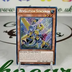 Revolution Synchron DUNE-EN002 Secret Rare 1st Edition YuGiOh Card Near Mint - Image 1