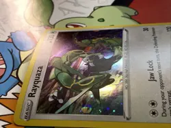 Pokemon TCG Rayquaza SWSH029 Sword & Shield Cosmos Holo Black Star Promo - LP - Image 3