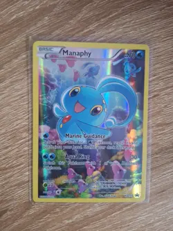 Pokemon TCG - Manaphy Full Art - XY113 Black Star Promo Mythical Collection - NM - Image 1