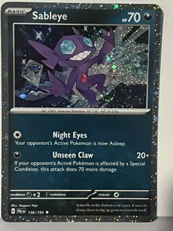 Sableye (Cosmos Holo) Holo 136/193 Miscellaneous Cards & Products NM Pokemon Fas - Image 1