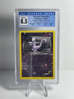 2003 Pokemon Rocket's Mewtwo #8 Winner Best of Game Reverse Holo CGC 8.5 - Image 1