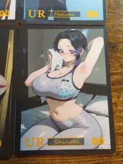 Beautiful Waifu 6 Card Lot - Anime Goddess Cards Power Mitsuri Makima Nezuko - Image 2