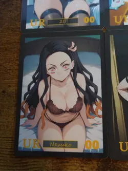 Beautiful Waifu 6 Card Lot - Anime Goddess Cards Power Mitsuri Makima Nezuko - Image 4