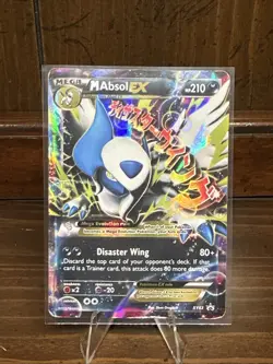 Pokemon TCG M Absol EX XY63 XY Promo Card HP Condition - Image 1