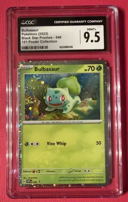Bulbasaur - 151 Black Star Promo SVP 046 HD Cosmos Holo Pokemon TCG Card - Image 1