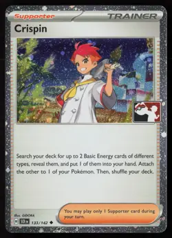 Pokemon Crispin 133/142 Prize Pack Series Cards Cosmo Holo Pack Fresh - NM - Image 1