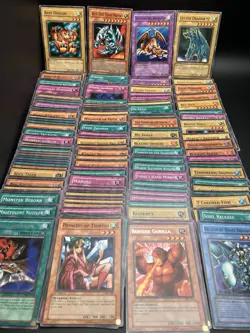Yu-Gi-Oh! TCG 1st Edition Common Cards Lot of 166 Non-Holo Includes Empty Tin - Image 2