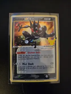 Pokemon Greninja Gold Star SWSH144 Holo Celebrations PROMO NM - Image 1