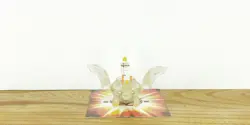 BAKUGAN "BakuCrystal" Clear DHARAK 810G Gundalian Invaders Spin Master/SEGA VHTF - Image 3
