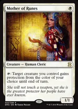 MTG Mother of Runes - Foil, Light Play, English Eternal Masters - Image 1