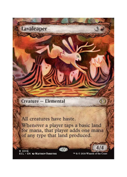 Magic the Gathering MTG ECL Lavaleaper 318 Regular Near Mint - Image 1