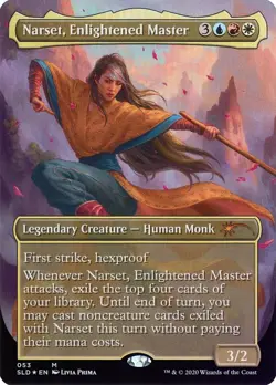 Magic the Gathering (mtg): SLD: Narset, Enlightened Master - Mythic - Image 1