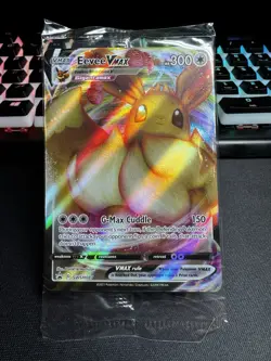 Eevee VMAX SWSH087 SWSH: Sword & Shield Promo Cards Holo Sealed - Image 1