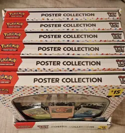 ✅Lot of 6 Pokemon Scarlet & Violet 151 Poster Collection - Brand New Sealed - Image 3
