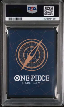 2025 One Piece OP11 Dracule Mihawk Release Event Winner #081 PSA 10 Promo - Image 2