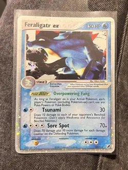Feraligatr ex 103/115 Unseen Forces Holo Rare Pokemon TCG Nintendo MP - Image 1