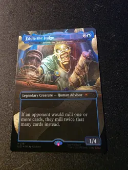 1x Eddie the Judge - Bruvac the Grandiloquent, Foil, Secret Lair Iron Maiden, NM - Image 1