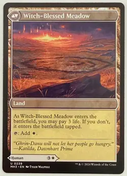 Witch Enchanter Witch-Blessed Meadow ~ Modern Horizons 3 ~ NM White Creature - Image 2