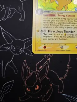 Pokemon Ampharos - 1/115 EX Unseen Forces - Stamped - Reverse Holo - English LP - Image 2