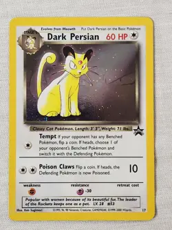Played Dark Persian - Holofoil #17 Black Star Promo Pokemon TCG - Image 1