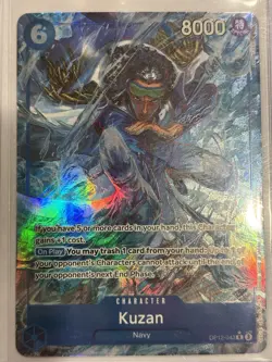 Kuzan (043) (Alternate Art) OP12-043 Legacy of the Master R NM One Piece English - Image 1