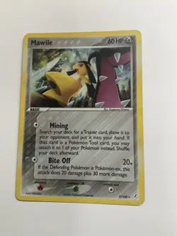 Mawile 9/100 EX Crystal Guardians Holo Rare 2006 Pokemon Card NM - Image 1