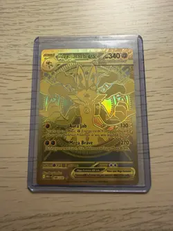 Mega Lucario ex (188/132) Hyper Rare Gold - Pokemon Mega Evolution TCG - Image 1