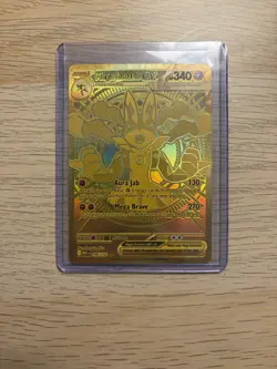 Mega Lucario ex (188/132) Hyper Rare Gold - Pokemon Mega Evolution TCG - Image 2