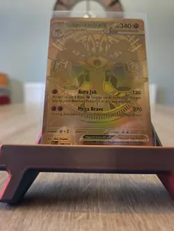 Mega Lucario EX Hyper Gold Rare - 188/132 Pokemon Card Mega Evolution - Image 2