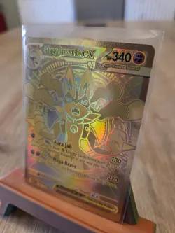 Mega Lucario EX Hyper Gold Rare - 188/132 Pokemon Card Mega Evolution - Image 4